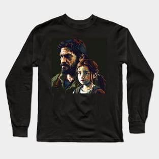 The Last of Us Pedro Pascal Joel inspired design Long Sleeve T-Shirt